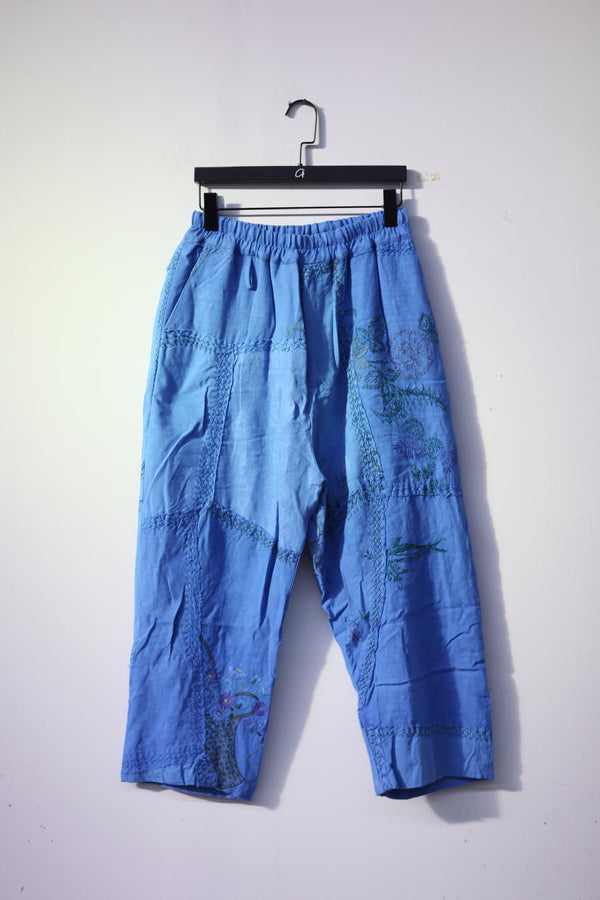By Walid Juan trousers 1311263m SS22 blue